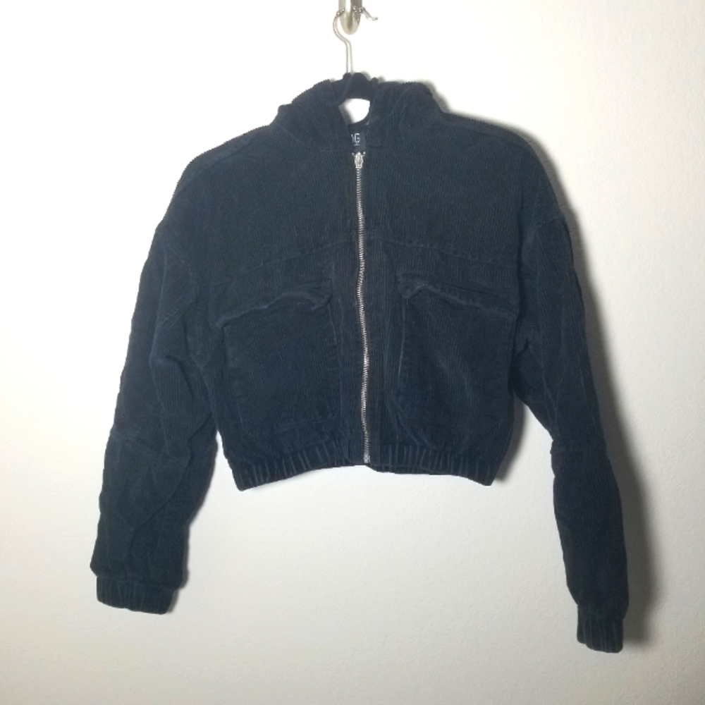 Black Corduroy Women's Jacket